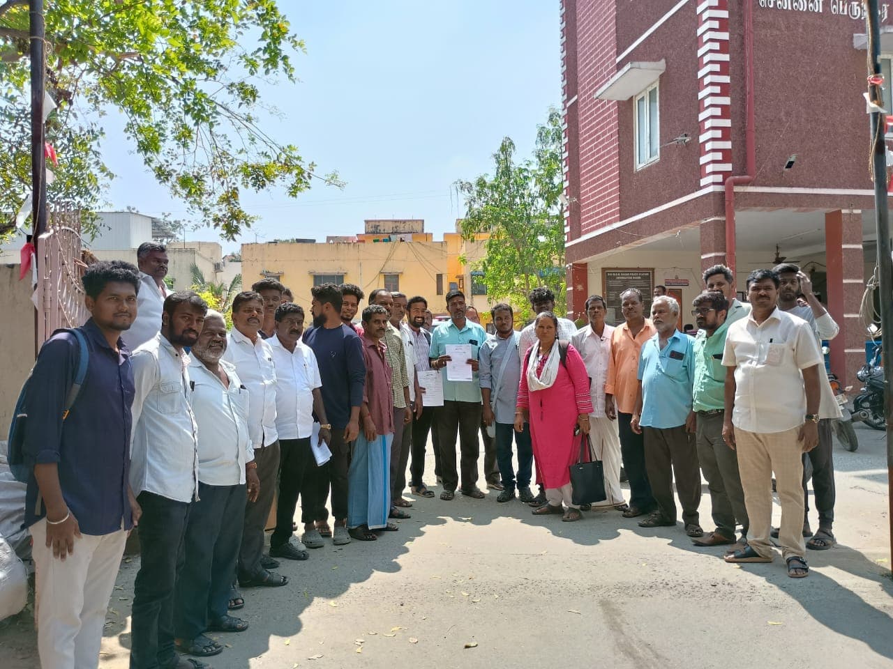 சென்னை கே.கே.நகர் விசவாயு மரணத்திற்கு எதிராக...