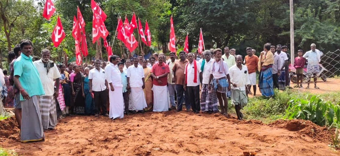 கொல்லாங்கரை பட்டியலின மக்களின் நடைபாதை ஆக்கிரமிப்பு மீட்பு! 